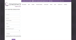 Desktop Screenshot of cenegenicspr.com