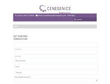 Tablet Screenshot of cenegenicspr.com